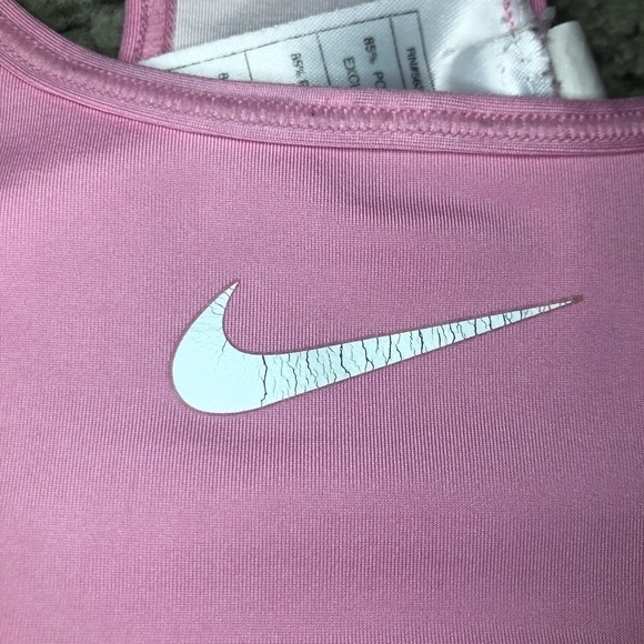 Nike Fit Dry Pink Sports Bra Size Large - Picture 2 of 9